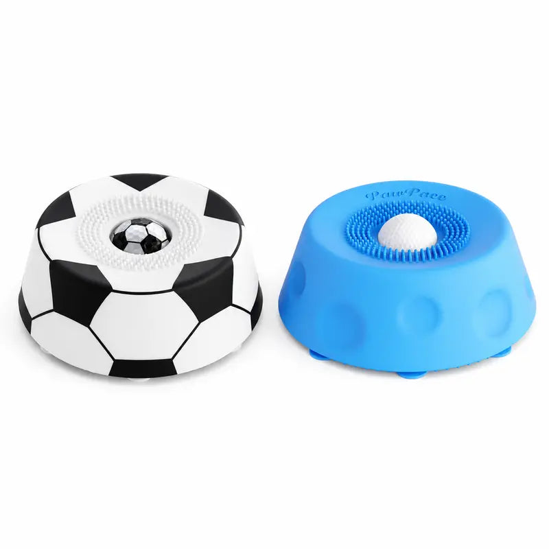 Pawpace Multi-Purpose Dog Bowl with No-Mess Liquid Slow Feeder and Easy-Clean Lick Mat, Featuring 8 Extra Large Suction Cups, Dishwasher Safe, Blue