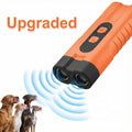 Rechargeable Ultrasonic Dog Bark Deterrent with 30Ft Range and LED Flashlight - Safe, No Shock Training Tool for Small to Large Dogs