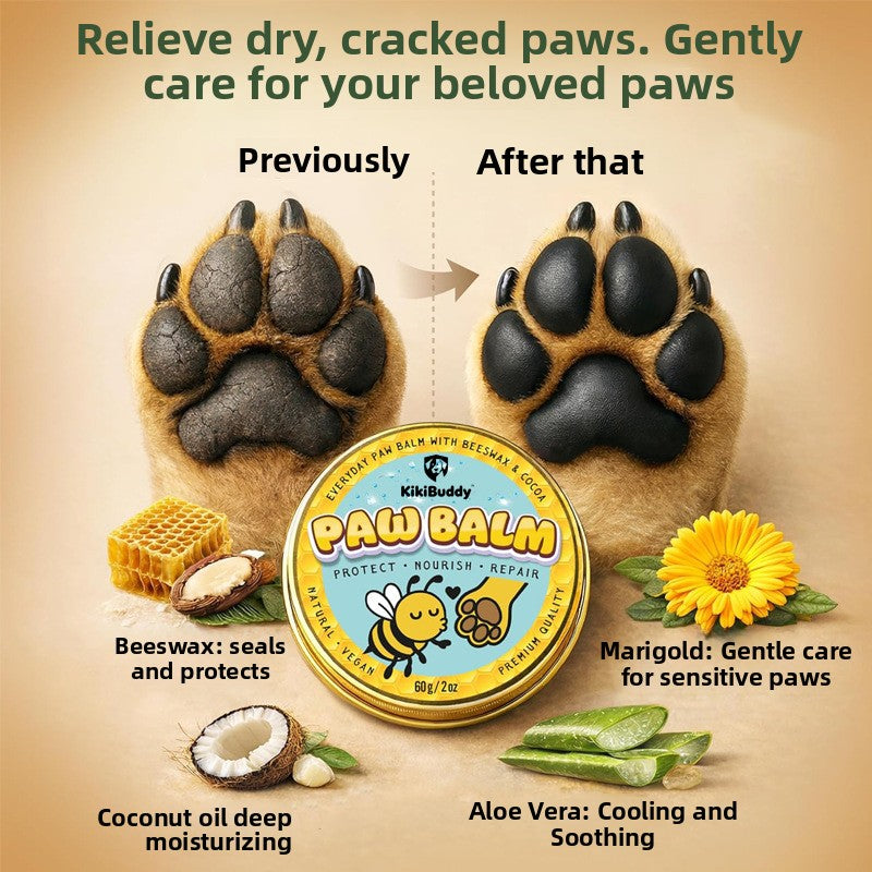 Coconut Oil Pet Paw Balm Moisturizing Nose and Foot Pad Care Cream